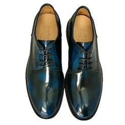 Scarpe di Maremma Stringata Blu Semi Lucida Sfumata*Uomo Stringate