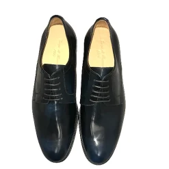 Scarpe di Maremma Stringata Blu Semi Lucida*Uomo Stringate