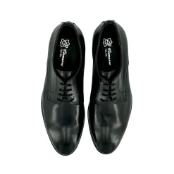 Scarpe di Maremma Stringata Derby Nera Tomaia Liscia Lavorazione Blake*Uomo Stringate