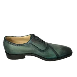 Scarpe di Maremma Stringata Fatta A Mano Azzurra Luxury Collection*Uomo Stringate
