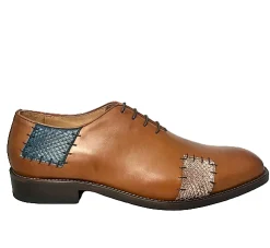 Scarpe di Maremma Stringata Fatta A Mano Con Toppe Linea Luxury*Uomo Stringate