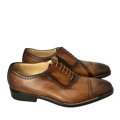 Scarpe di Maremma Stringata Fatta A Mano Marrone Luxury Collection*Uomo Stringate