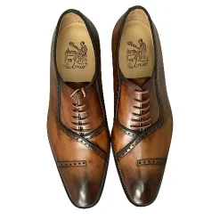 Scarpe di Maremma Stringata Fatta A Mano Marrone Luxury Collection*Uomo Stringate