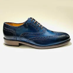 Scarpe di Maremma Stringata Fondo Cuoio Duilio Blu Navy*Uomo Stringate