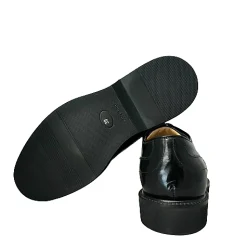 Scarpe di Maremma Stringata In Pelle Abrasivata Nera*Uomo Stringate