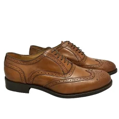 Scarpe di Maremma Stringata In Pelle Fondo Cuoio Duilio Cuoio*Uomo Stringate