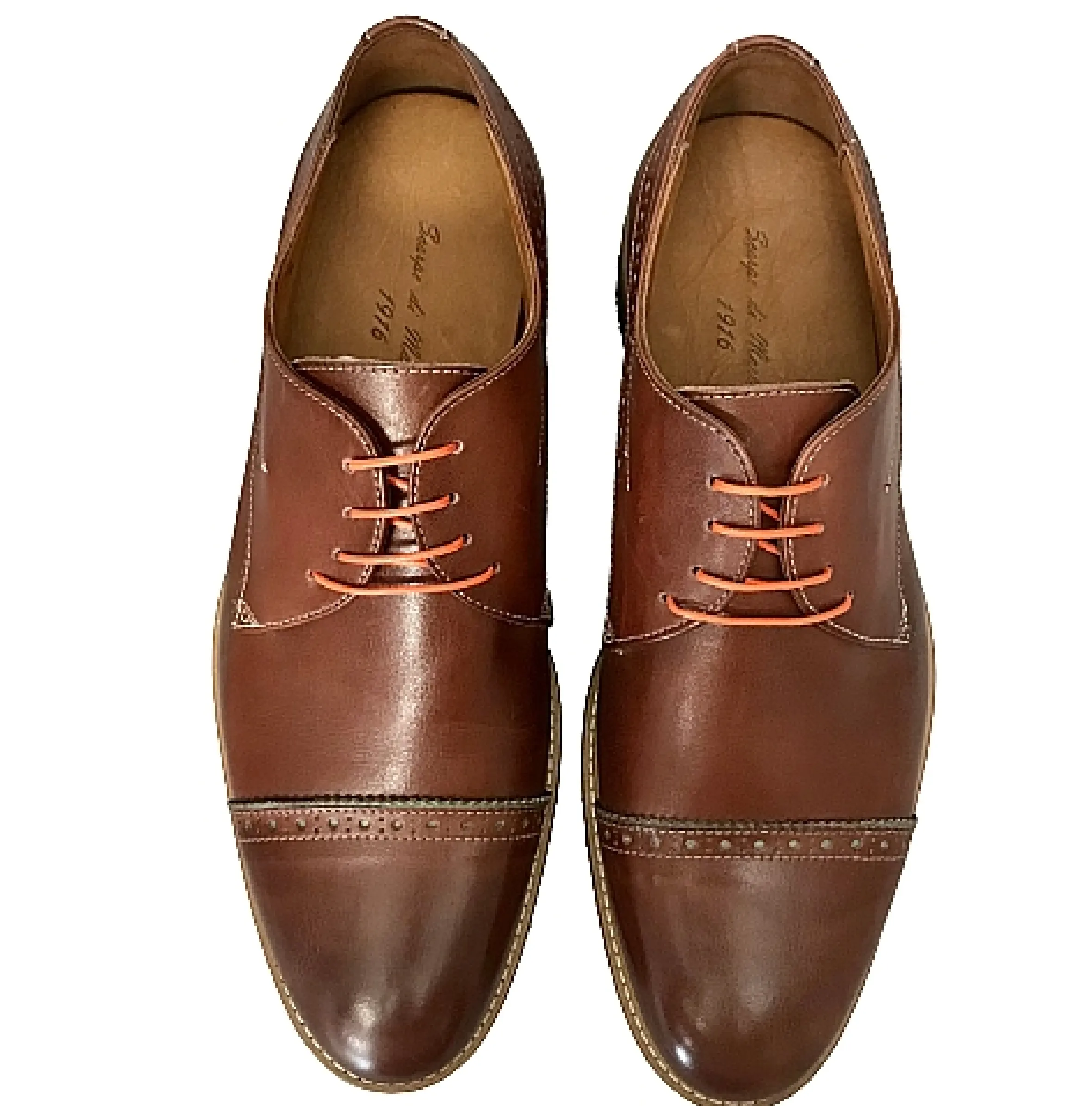 Scarpe di Maremma Stringata In Pelle Marrone*Uomo Stringate