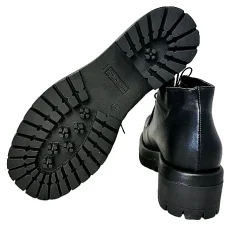 Scarpe di Maremma Stringata In Pelle Nera*Donna Scarpe Stringate