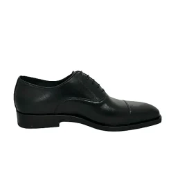 Scarpe di Maremma Stringata Nera Con Spunterbo*Uomo Stringate