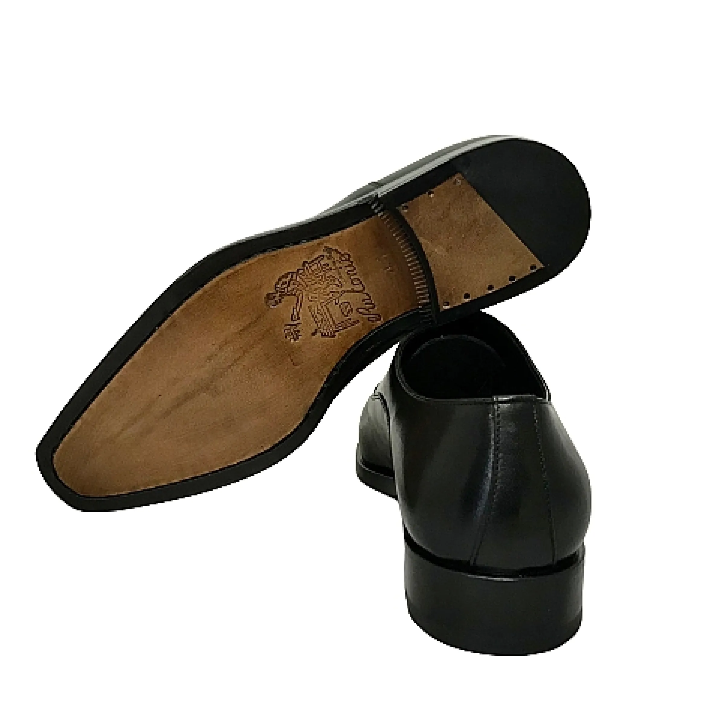 Scarpe di Maremma Stringata Nera Con Spunterbo*Uomo Stringate