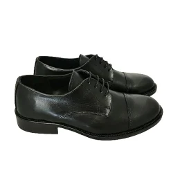 Scarpe di Maremma Stringata Nera Con Spunterbo*Uomo Stringate