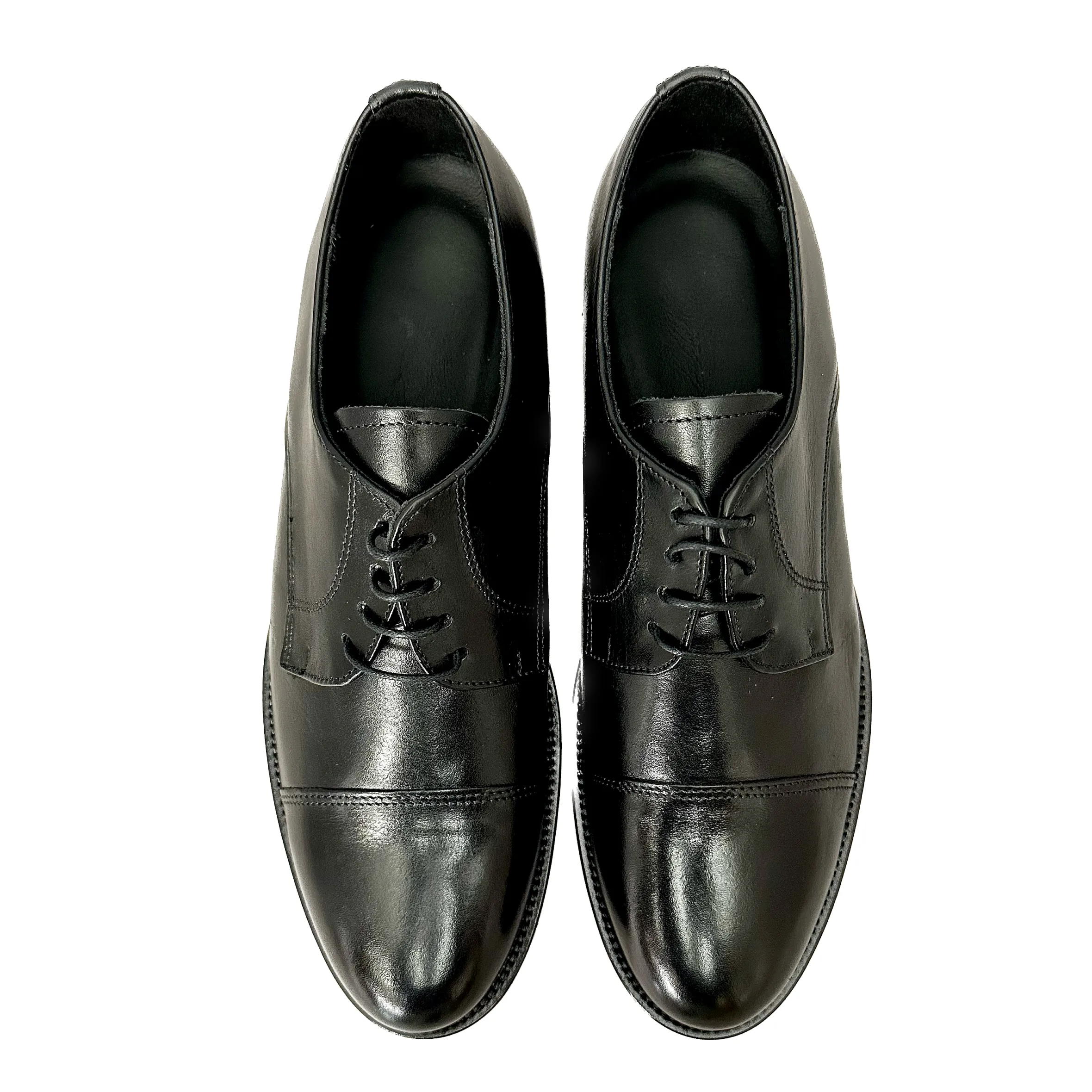 Scarpe di Maremma Stringata Nera Con Spunterbo Cucita Blake*Uomo Stringate