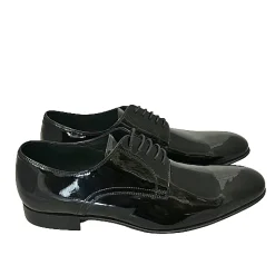 Scarpe di Maremma Stringata Nera In Vernice*Uomo Stringate