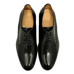 Scarpe di Maremma Stringata Nera Liscia Abrasivata*Uomo Stringate