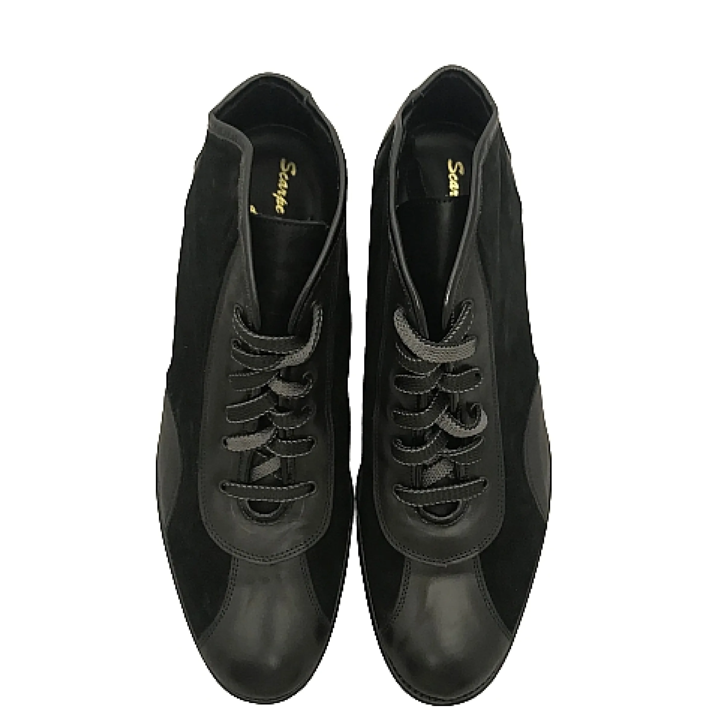 Scarpe di Maremma Tazio In Pelle E Camoscio Nero*Uomo Stivaletti