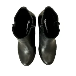 Scarpe di Maremma Tronchetto Artigianale Con Cerniera Nero*Donna Tronchetti