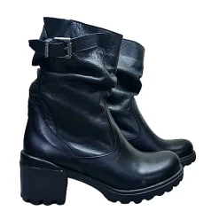Scarpe di Maremma Tronchetto Con Tacco E Fibbia*Donna Stivali