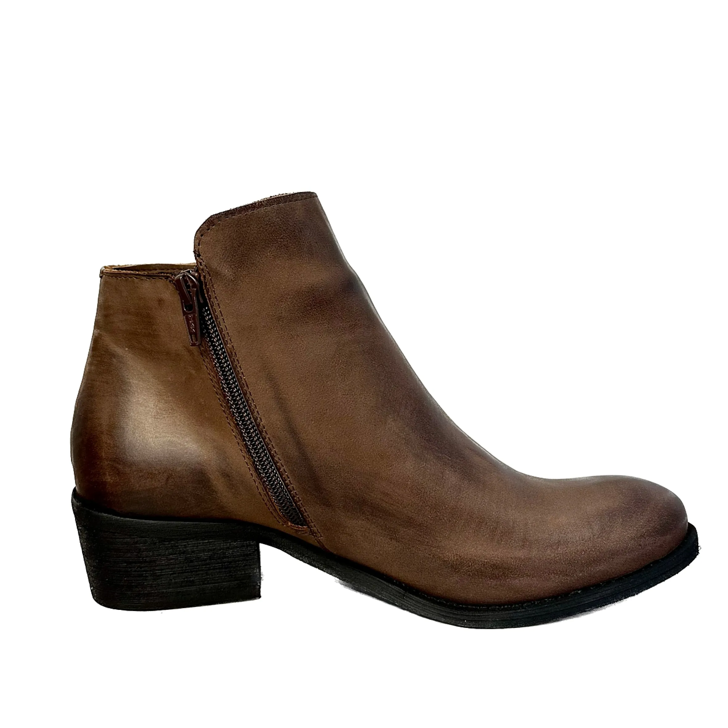 Scarpe di Maremma Tronchetto In Pelle Taupe Con Cerniera*Donna Tronchetti