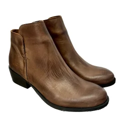 Scarpe di Maremma Tronchetto In Pelle Taupe Con Cerniera*Donna Tronchetti