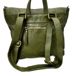 Scarpe di Maremma Zaino Artigianale In Pelle Con Tasche*Donna Zaini