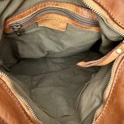 Scarpe di Maremma Zaino Artigianale In Pelle Con Tasche*Donna Zaini