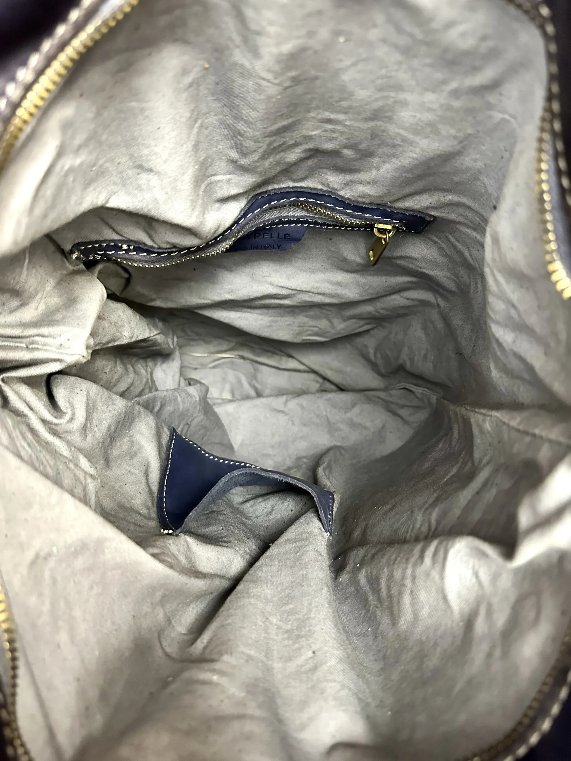Scarpe di Maremma Zaino Artigianale In Pelle Lavata*Donna Zaini