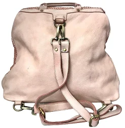 Scarpe di Maremma Zaino Artigianale In Pelle Lavata Ed Intrecciata*Donna Zaini