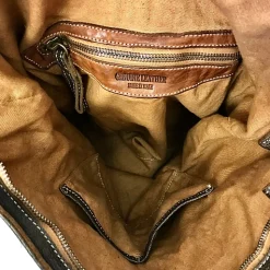 Scarpe di Maremma Zaino Artigianale In Pelle Di Vacchetta Lavata*Donna Zaini